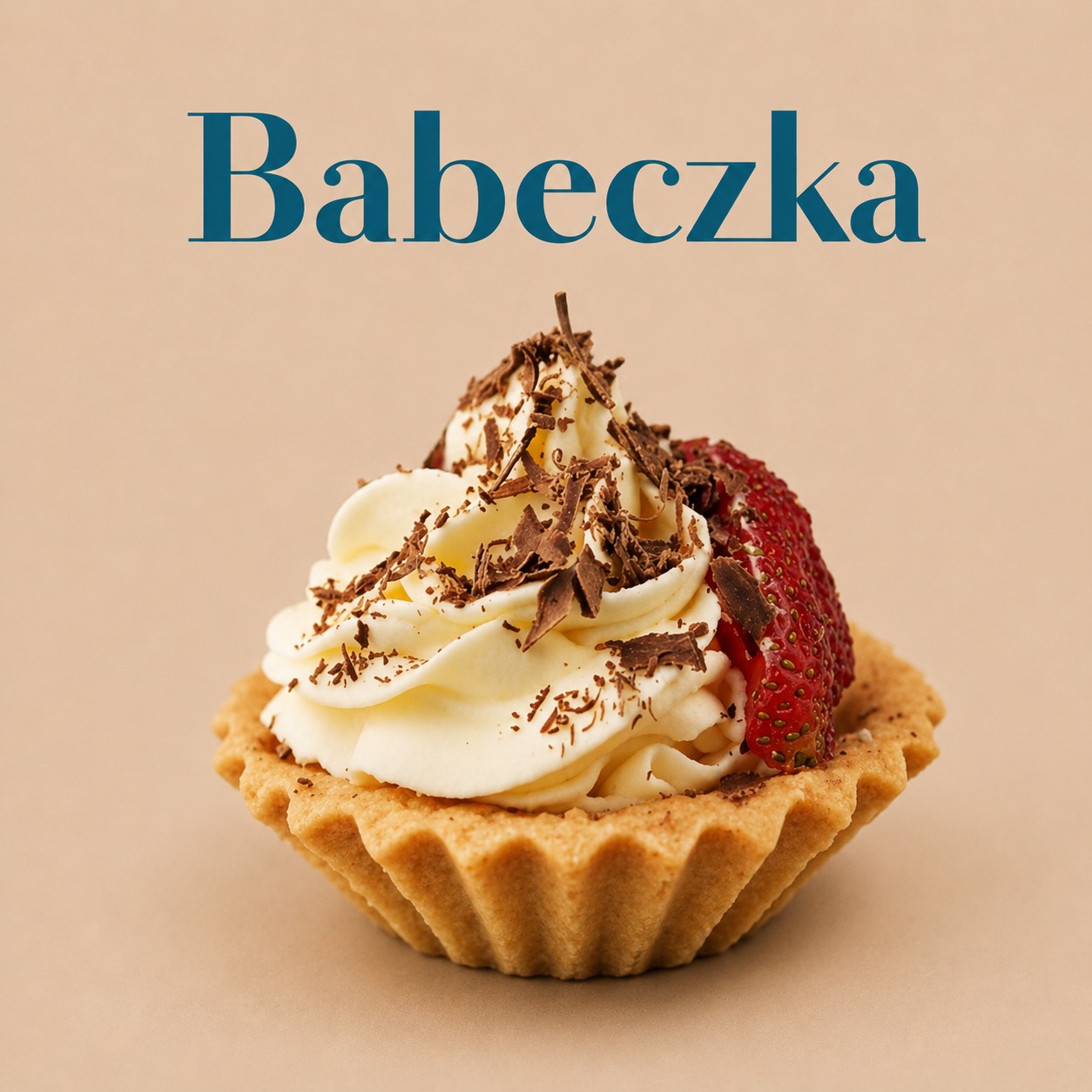 Babeczka z kremem maślanym