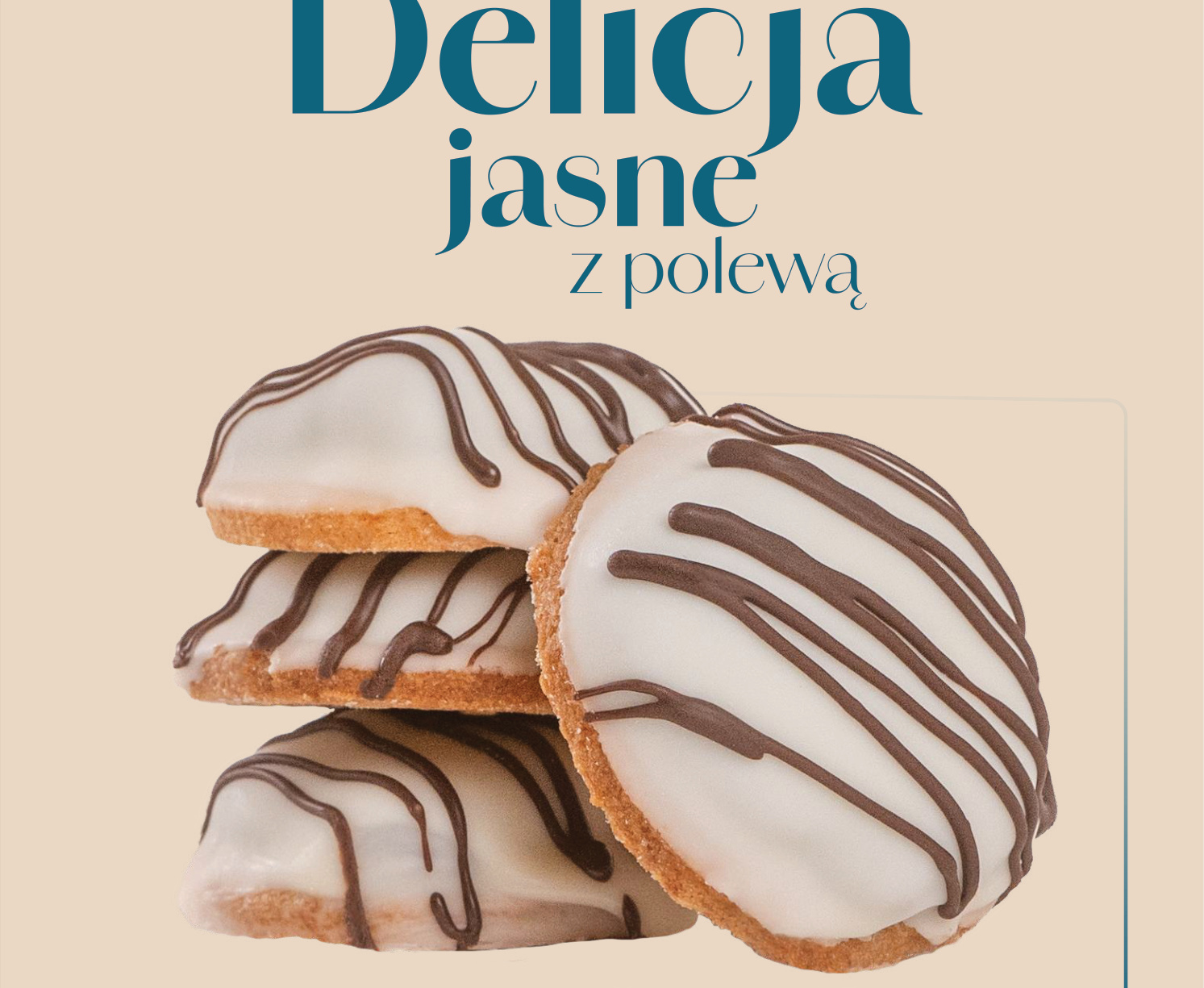 Delicje jasne z polewą