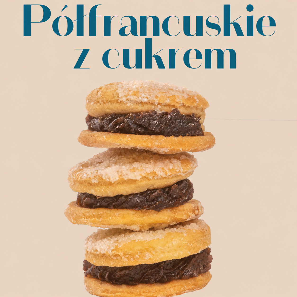 Półfrancuskie z cukrem